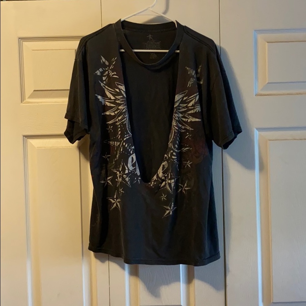 Vintage Cut-out T-shirt